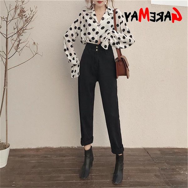 women's jeans fashion garemay pants 2021 retro all-match casual loose denim harem high waist womens, Blue
women's jeans fashion garemay pants 2021 retro all-match casual loose denim harem high waist womens, Blue