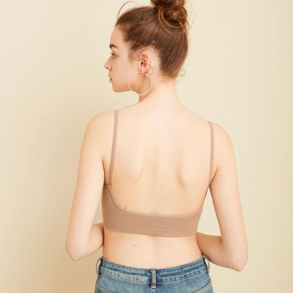bras low back u-shaped backless bralette women wireless bra underwear female seamless brassiere unlined lingerie bralet, Red;black
bras low back u-shaped backless bralette women wireless bra underwear female seamless brassiere unlined lingerie bralet, Red;black