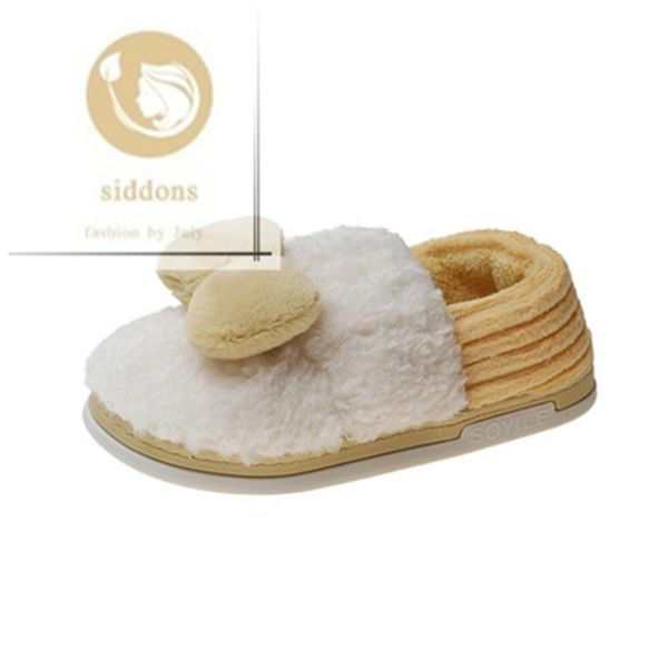 slippers winter cotton female cute cartoon indoor home autumn and bedroom warm plush platform shoes, Black
slippers winter cotton female cute cartoon indoor home autumn and bedroom warm plush platform shoes, Black