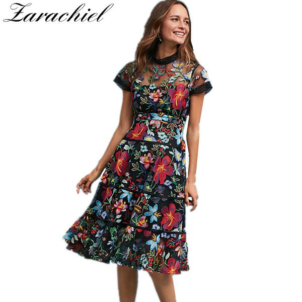 fashion summer women's vintage short sleeve tulle flower floral embroidery lace slim ruffles party long dress xl 210416, Black;gray
fashion summer women's vintage short sleeve tulle flower floral embroidery lace slim ruffles party long dress xl 210416, Black;gray