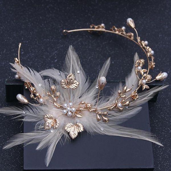 hair clips & barrettes baroque vintage gold crystal tiaras crowns feather pearl flower headb rhinestone headpiece women bride wedding access, Golden;silver
hair clips & barrettes baroque vintage gold crystal tiaras crowns feather pearl flower headb rhinestone headpiece women bride wedding access, Golden;silver