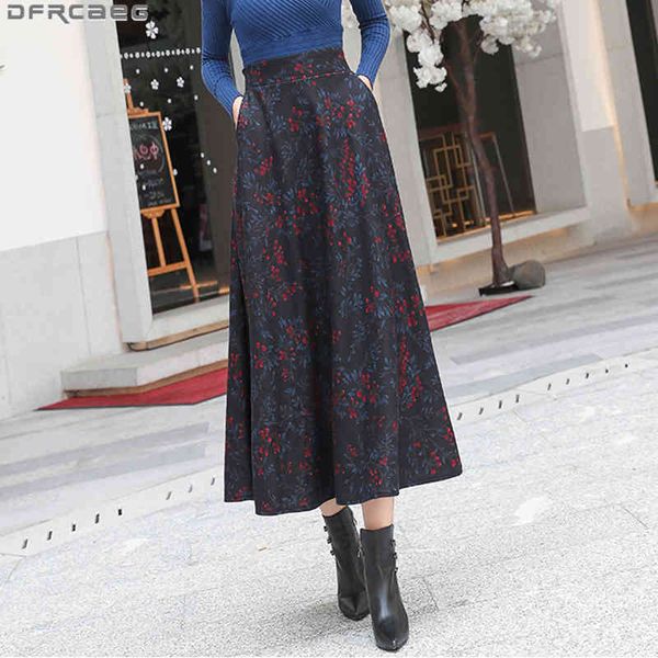 casual dresses retro winter print women skirt vintage elastic high waist jupe femme big swing long maxi wool velvet falda larga ud, Black;gray
casual dresses retro winter print women skirt vintage elastic high waist jupe femme big swing long maxi wool velvet falda larga ud, Black;gray