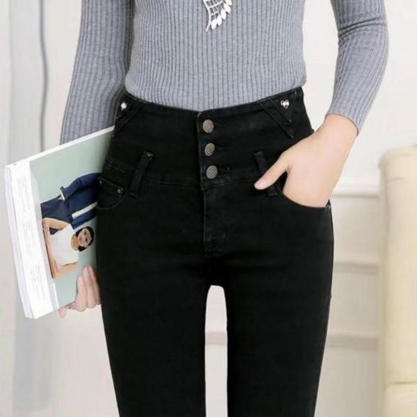 winter thick warm fleece woman denim pants high elastic waist slim jeans for women autumn spring pencil pant female women's, Blue
winter thick warm fleece woman denim pants high elastic waist slim jeans for women autumn spring pencil pant female women's, Blue