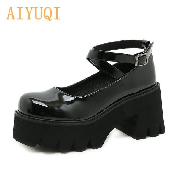 dress shoes female mary jane large size 41 42 high heel platform ladies patent leather student japanese women, Black
dress shoes female mary jane large size 41 42 high heel platform ladies patent leather student japanese women, Black