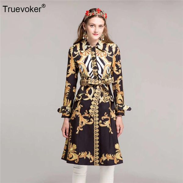truevoker autumn runway designer trench coat women's long sleeve turn down collar vintage totem print belted outerwear coats, Tan;black
truevoker autumn runway designer trench coat women's long sleeve turn down collar vintage totem print belted outerwear coats, Tan;black