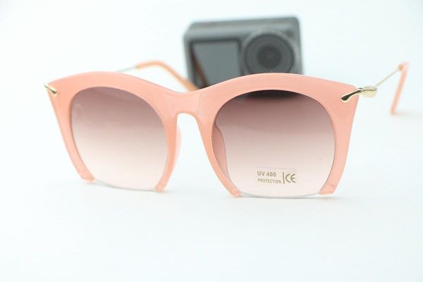 sunglasses pink half-frame women's metal glasses thin-leg gradient lens uv400, White;black
sunglasses pink half-frame women's metal glasses thin-leg gradient lens uv400, White;black