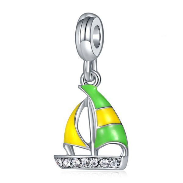 1pcs cute sailboat pendant diy beads adapting to original pandora charm bracelet ladies jewelry making gifts, Silver
1pcs cute sailboat pendant diy beads adapting to original pandora charm bracelet ladies jewelry making gifts, Silver