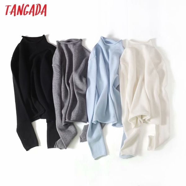 women gray turtleneck crop knitted sweater jumper female elegant pullovers chic 7d1 210416, White;black
women gray turtleneck crop knitted sweater jumper female elegant pullovers chic 7d1 210416, White;black