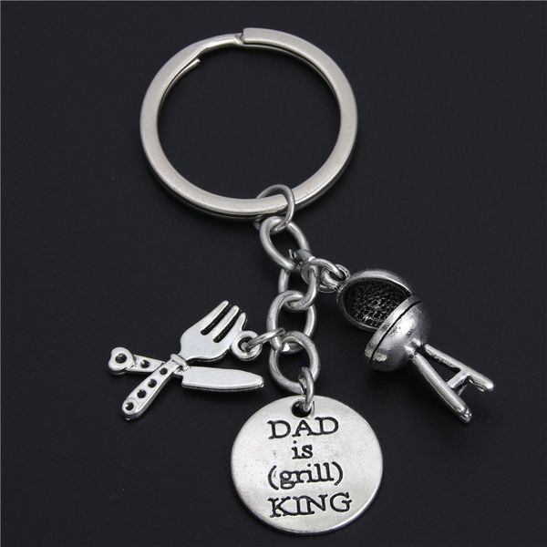 knife and fork chair charms keychain dad is (grill) king daddy family fathers day gift keyring e2185, Silver
knife and fork chair charms keychain dad is (grill) king daddy family fathers day gift keyring e2185, Silver
