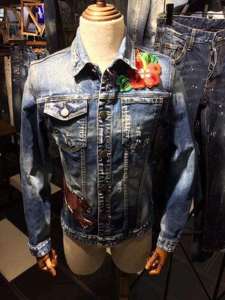 men's jackets mens fashion boutique jackets letter trend washed dd2 denim jacket student couple with the same paragraph c15 29qd, Black;brown
men's jackets mens fashion boutique jackets letter trend washed dd2 denim jacket student couple with the same paragraph c15 29qd, Black;brown