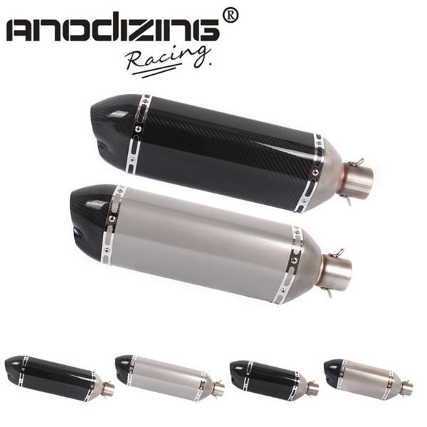 motorcycle exhaust system 51mm carbon fiber stainless steel pipe escape moto double mouth muffler case
motorcycle exhaust system 51mm carbon fiber stainless steel pipe escape moto double mouth muffler case