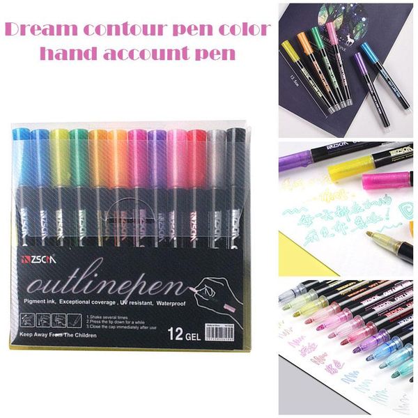 12pcs marker pen highlight writing taking notes drawing diy art projects sketching markers markeerstiften highlighters, Black;red
12pcs marker pen highlight writing taking notes drawing diy art projects sketching markers markeerstiften highlighters, Black;red