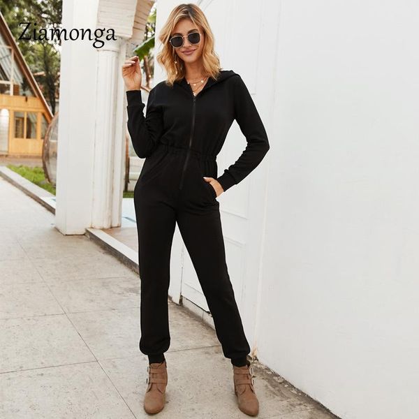 women's jumpsuits & rompers ziamonga women jumpsuit hooded long sleeve black sweatshirt womens high waist plus size autumn winter, Black;white
women's jumpsuits & rompers ziamonga women jumpsuit hooded long sleeve black sweatshirt womens high waist plus size autumn winter, Black;white