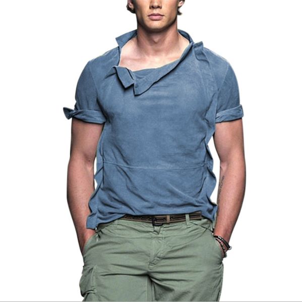 better summer size new men shirt turtleneck plus style clothing solid color trend short sleeve t-shirt men's loos, White;black
better summer size new men shirt turtleneck plus style clothing solid color trend short sleeve t-shirt men's loos, White;black