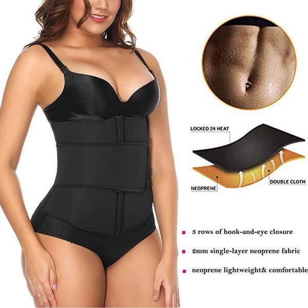 women's shapers neoprene sauna shaper waist trainer corset sweat slimming belt for women weight loss compression trimmer workout fitnes, Black;white
women's shapers neoprene sauna shaper waist trainer corset sweat slimming belt for women weight loss compression trimmer workout fitnes, Black;white