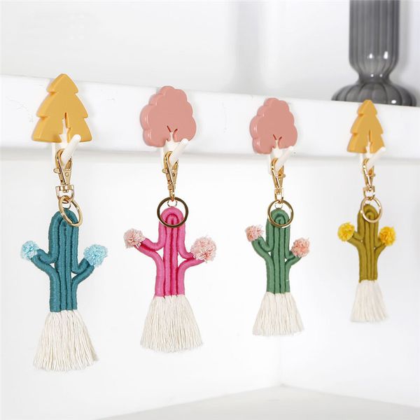 macrame cactus keychain for lanyard keys accessories boho key chain/keyring - southwestern plant green succulent, Silver
macrame cactus keychain for lanyard keys accessories boho key chain/keyring - southwestern plant green succulent, Silver