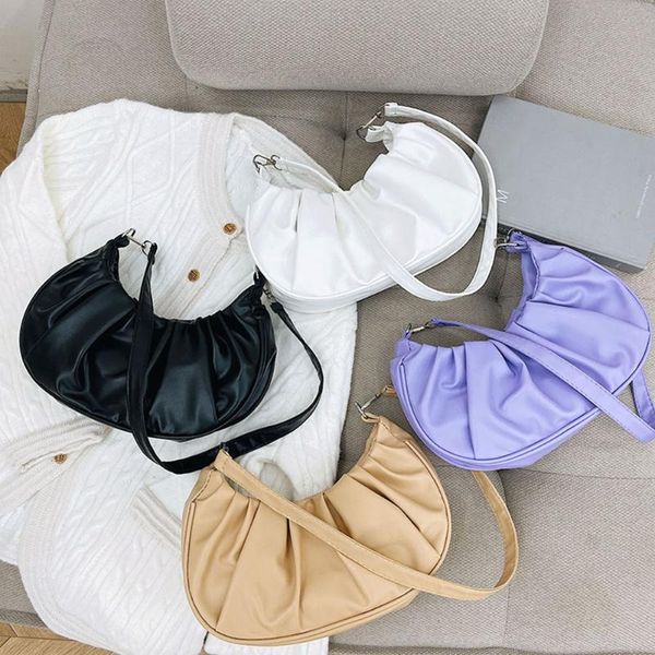 evening bags pleated design female underarm simple solid color shoulder for women pu leather small shopping handbags
evening bags pleated design female underarm simple solid color shoulder for women pu leather small shopping handbags