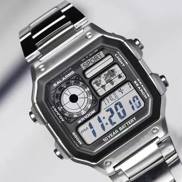 wristwatches luxury men watch waterproof golden stainless steel business digital watches led alarm clock electronic sport relogio, Slivery;brown
wristwatches luxury men watch waterproof golden stainless steel business digital watches led alarm clock electronic sport relogio, Slivery;brown