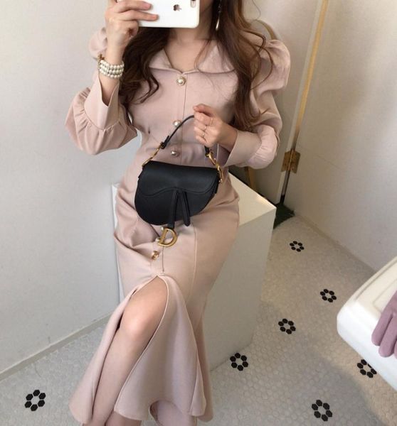 casual dresses yamdi women spring vintage sashes mermaid party dress long sleeve solid elegant french style 2021 vestidos, Black;gray
casual dresses yamdi women spring vintage sashes mermaid party dress long sleeve solid elegant french style 2021 vestidos, Black;gray