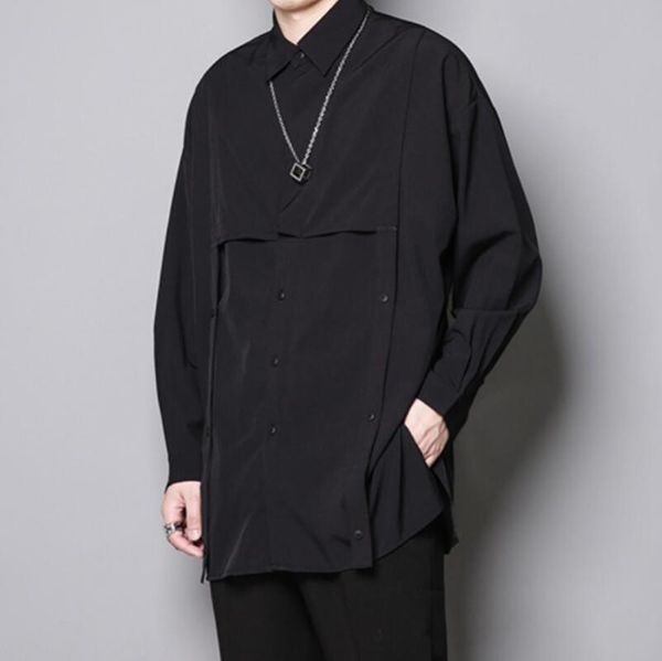 /summer men's fashion personalized customization large size loose stitching mid-length long-sleeved shirt/s-6xl casual shirts, White;black
/summer men's fashion personalized customization large size loose stitching mid-length long-sleeved shirt/s-6xl casual shirts, White;black