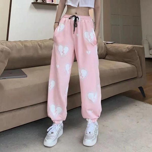 women's pants & capris hip hop pink love printed sports spring drop punk clothes size plush y2k women loose-fitting trousers casual, Black;white
women's pants & capris hip hop pink love printed sports spring drop punk clothes size plush y2k women loose-fitting trousers casual, Black;white