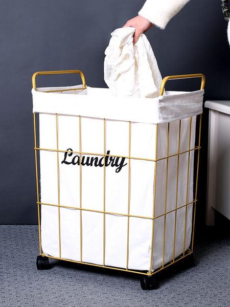simple household clothing toys storage basket bathroom iron with lid dirty clothes bucket spray paint cotton fabric laundry & organization
simple household clothing toys storage basket bathroom iron with lid dirty clothes bucket spray paint cotton fabric laundry & organization