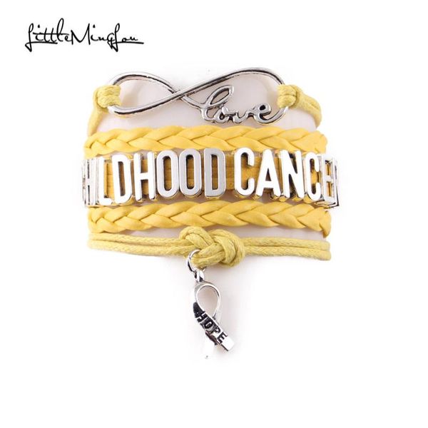 charm bracelets little minglou infinity hope childhood cancer bracelet awareness leather wrap men & bangles for women jewelry, Golden;silver
charm bracelets little minglou infinity hope childhood cancer bracelet awareness leather wrap men & bangles for women jewelry, Golden;silver