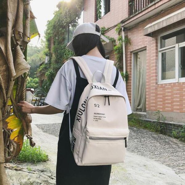 girls schoolbag letter school backpack female nylon lapbag travel ladies shoulder mochila bags
girls schoolbag letter school backpack female nylon lapbag travel ladies shoulder mochila bags