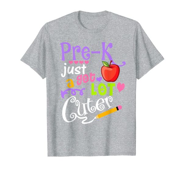 pre-k just got a lot cuter back to school funny gift t-shirt, White;black
pre-k just got a lot cuter back to school funny gift t-shirt, White;black