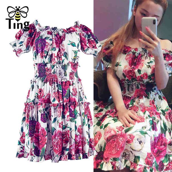 runway fashion slash neckline rose floral mini party night dresses women summer vintage retro street chic dress vestidos 210513, Black;gray
runway fashion slash neckline rose floral mini party night dresses women summer vintage retro street chic dress vestidos 210513, Black;gray