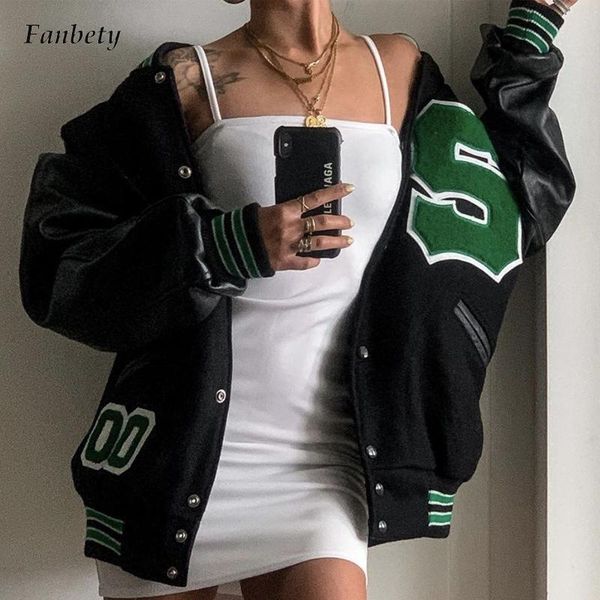 women's jackets casual baseball uniform jacket women fashion retro letter striped print patchwork overcoat streetwear loose fleece oute, Black;brown
women's jackets casual baseball uniform jacket women fashion retro letter striped print patchwork overcoat streetwear loose fleece oute, Black;brown