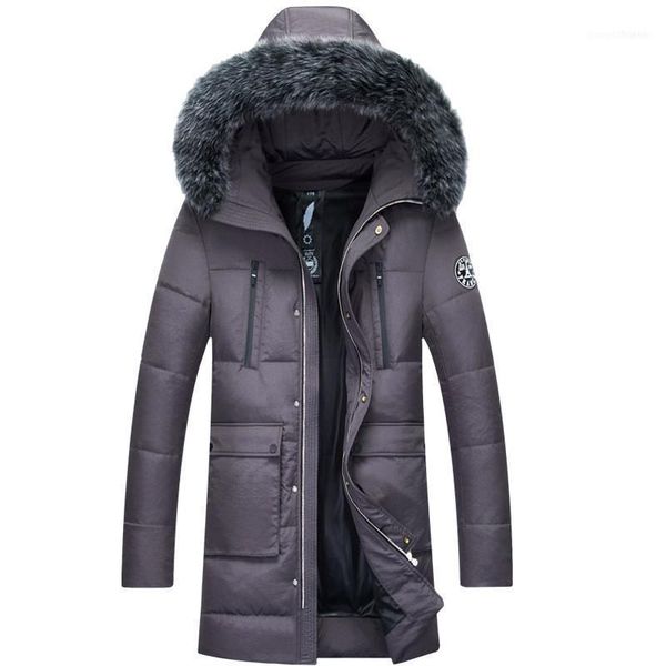 men's down & parkas jacket winter 2021 men fur collar hooded gery duck jackets padded warm coat chaqueta hombre wxf5201, Black
men's down & parkas jacket winter 2021 men fur collar hooded gery duck jackets padded warm coat chaqueta hombre wxf5201, Black