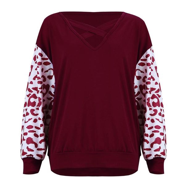 women long sleeve fashion v neck loose casual jumper blouse sweatshirt women's blouses & shirts, White
women long sleeve fashion v neck loose casual jumper blouse sweatshirt women's blouses & shirts, White