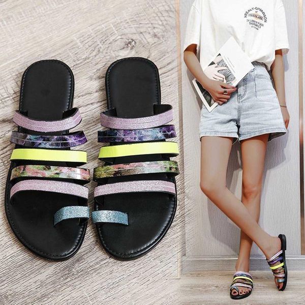 women slippers shoes leather summer soft footwear couple flip flops stripes casual male chaussures femme, Black
women slippers shoes leather summer soft footwear couple flip flops stripes casual male chaussures femme, Black