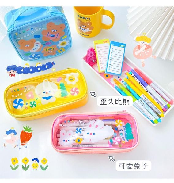 transparent bear pencil case girls waterproof large capacity cute pen box women cosmetic cases holder stationery pouch bags &
transparent bear pencil case girls waterproof large capacity cute pen box women cosmetic cases holder stationery pouch bags &