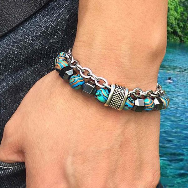 beaded, strands natural stone beads men accessories stainless steel women bracelet hiphop bracciale uomo bileklik armbanden voor vrouwen jew, Black
beaded, strands natural stone beads men accessories stainless steel women bracelet hiphop bracciale uomo bileklik armbanden voor vrouwen jew, Black