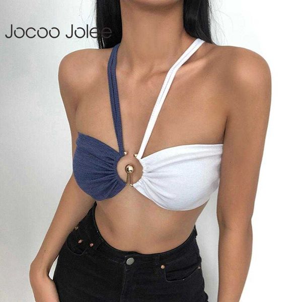 jocco jolee women summer hit color hollow y2k backless camis knit pleated elegant breast wrap tank party club 210619, White
jocco jolee women summer hit color hollow y2k backless camis knit pleated elegant breast wrap tank party club 210619, White