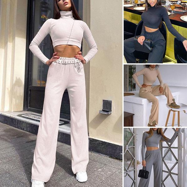 women's two piece pants womens 2-piece outfit high open navel tee & loose with elastic band fashion long sleeves daily suit ensemble fe, White
women's two piece pants womens 2-piece outfit high open navel tee & loose with elastic band fashion long sleeves daily suit ensemble fe, White
