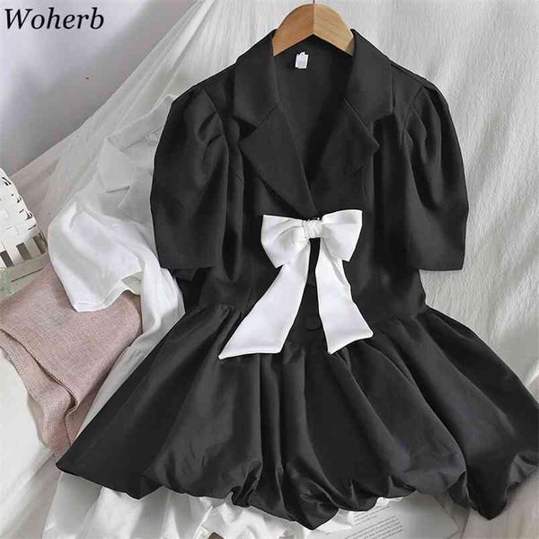 dresses women chic bow notched collar temperament office lady robe korean summer slim fashion mini 95437 210519, Black;gray
dresses women chic bow notched collar temperament office lady robe korean summer slim fashion mini 95437 210519, Black;gray