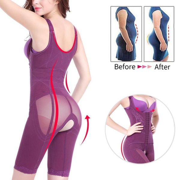 shapewear women full body shaper slimming bodysuit open crotch corset waist trainer shaping underwear postpartum recovery women's shape, Black;white
shapewear women full body shaper slimming bodysuit open crotch corset waist trainer shaping underwear postpartum recovery women's shape, Black;white