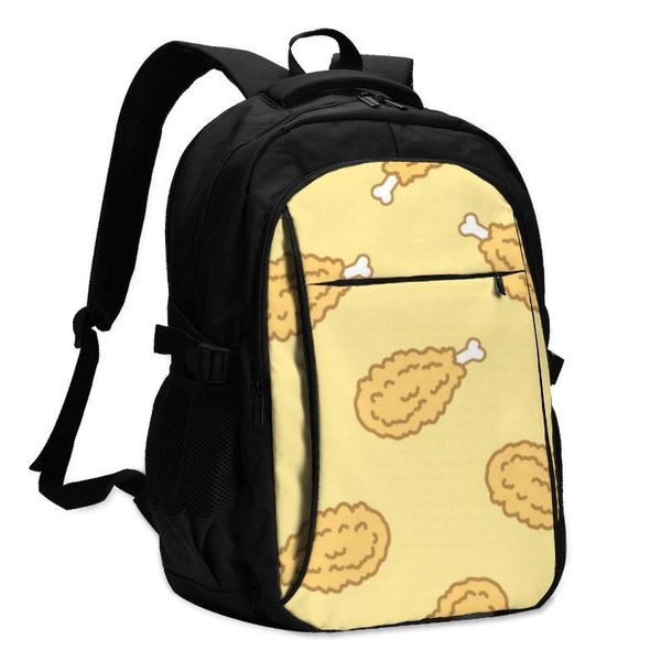 backpack bags school for boy girl teenagercrispy fried chicken pattern usb charge computer lapback pack
backpack bags school for boy girl teenagercrispy fried chicken pattern usb charge computer lapback pack