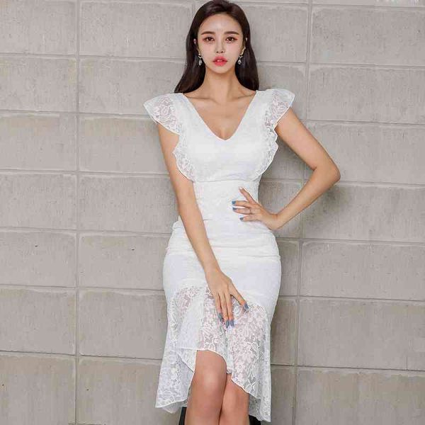 summer dress women sleeveless v-neck slim ruffle lace dress dresses for women white dress vestido de mujer z14 210426, Black;gray
summer dress women sleeveless v-neck slim ruffle lace dress dresses for women white dress vestido de mujer z14 210426, Black;gray