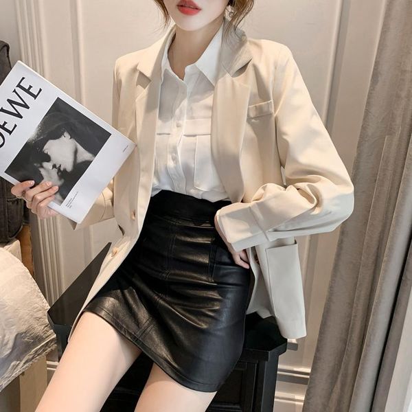 women's suits & blazers real s double-breasted suit jacket, female design sense, niche korean autumn clothes, fried street suits, all, White;black
women's suits & blazers real s double-breasted suit jacket, female design sense, niche korean autumn clothes, fried street suits, all, White;black