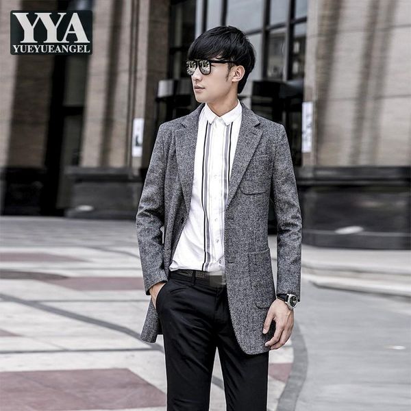business casual mens blazers autumn slim fit long sleeve suit jacket british office style single breasted woolen blazer coat men men's, White;black
business casual mens blazers autumn slim fit long sleeve suit jacket british office style single breasted woolen blazer coat men men's, White;black