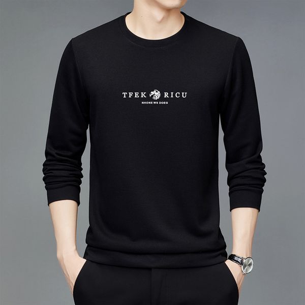 2021 spring and autumn long sleeve t-shirt men's trend korean round neck printed sweater youth casual t-shirt top, White;black
2021 spring and autumn long sleeve t-shirt men's trend korean round neck printed sweater youth casual t-shirt top, White;black