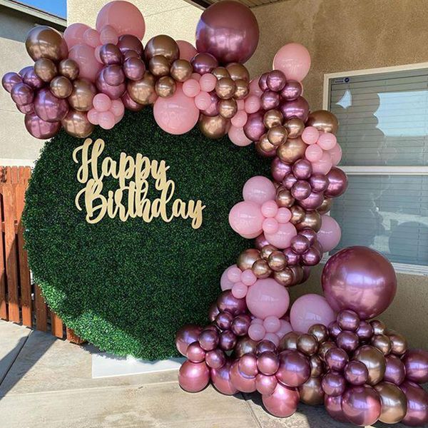 122pcs chrome rose red pastel baby pink balloons garland arch kit rose gold balloon for birthday wedding baby shower party decor
122pcs chrome rose red pastel baby pink balloons garland arch kit rose gold balloon for birthday wedding baby shower party decor