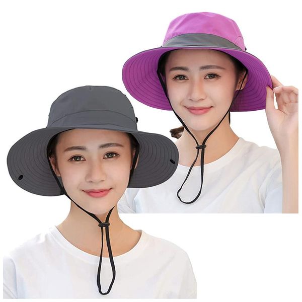 wide brim hats summer adjustable uv protection women outdoor foldable mesh beach fishing hat bucket cap 2pc protect, Blue;gray
wide brim hats summer adjustable uv protection women outdoor foldable mesh beach fishing hat bucket cap 2pc protect, Blue;gray