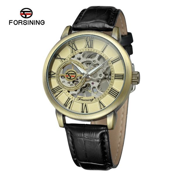 clock mechanical wind skeleton ancient bronze plate transparent glass leather, Slivery;brown
clock mechanical wind skeleton ancient bronze plate transparent glass leather, Slivery;brown