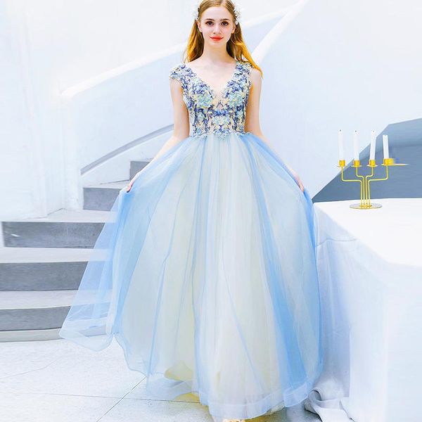 party dresses homecoming sky blue mesh gradient embroidery backless wedding dress return to home prom, White;black
party dresses homecoming sky blue mesh gradient embroidery backless wedding dress return to home prom, White;black