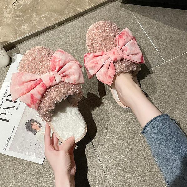 slippers shoes woman 2021 casual flock low lady butterfly-knot pantofle fur flip flops luxury massage girl flat plush with f, Black
slippers shoes woman 2021 casual flock low lady butterfly-knot pantofle fur flip flops luxury massage girl flat plush with f, Black
